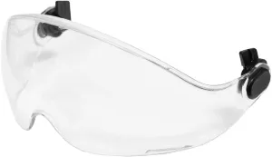 JORESTECH Sliding Retractable Integral Visor Shield for Helmet Mounted Eye Protection PPE (Transparent)