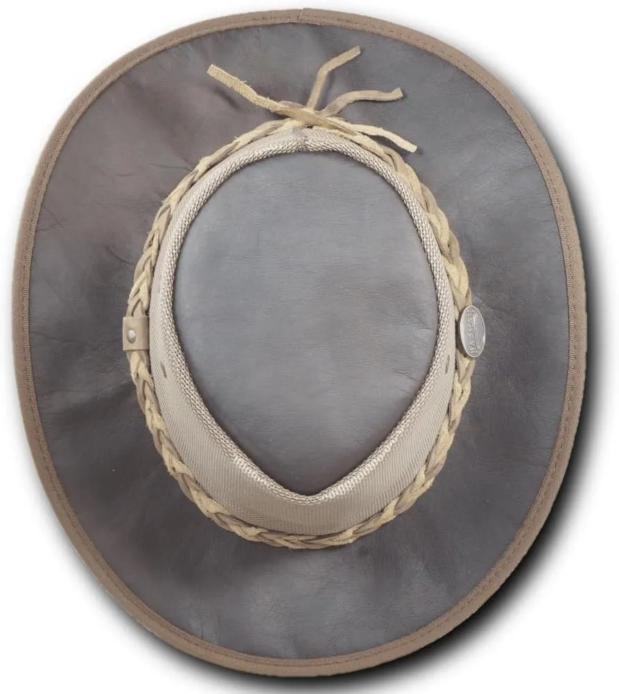 Kangaroo Cooler Leather Hat - Item 1038