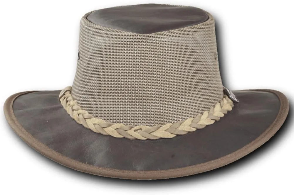 Kangaroo Cooler Leather Hat - Item 1038