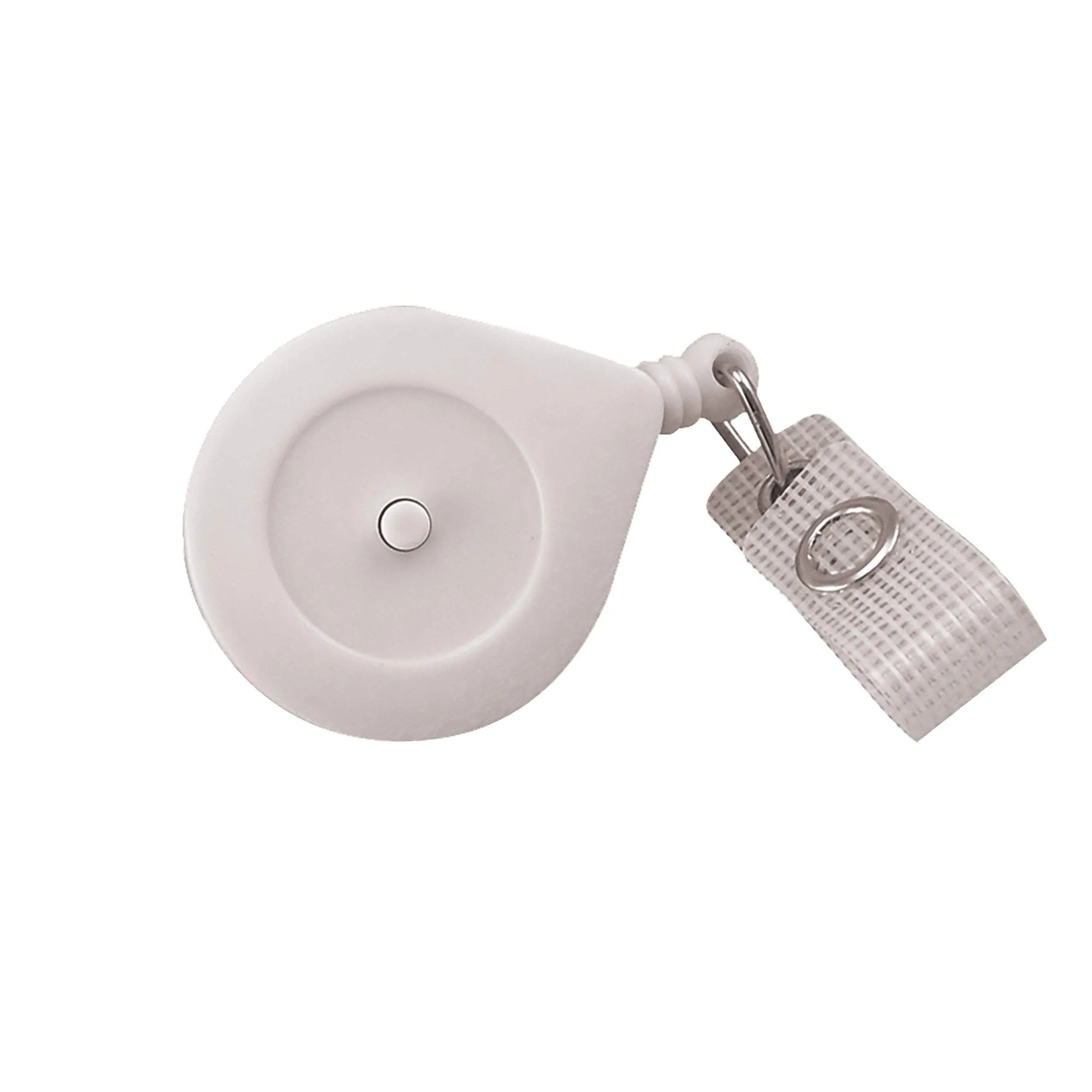 Kevron Retractable Badge Reel Clip On, White