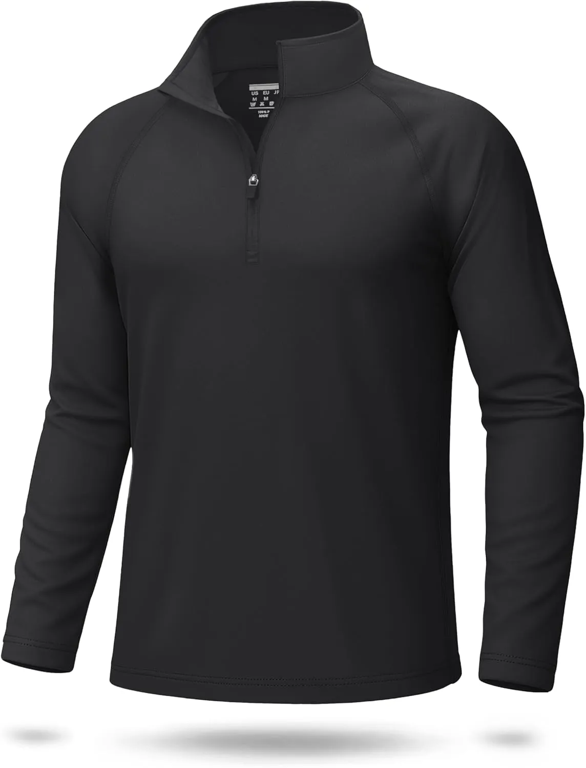 KINSWT Men's Long Sleeve UPF 50  Golf Shirts 1/4 Zip Pullover Lightweight SPF UV Sun Protection Quarter Zip Shirts