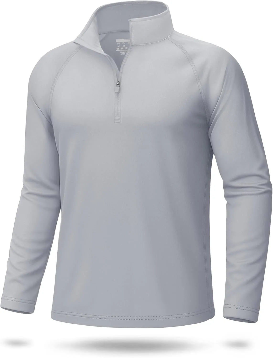 KINSWT Men's Long Sleeve UPF 50  Golf Shirts 1/4 Zip Pullover Lightweight SPF UV Sun Protection Quarter Zip Shirts