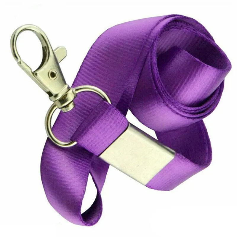 Lanyard Name Tag Id Badge Card Key Holder Clip Ring Case Pocket Neck Strap
