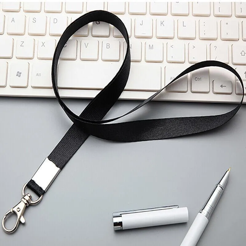 Lanyard Name Tag Id Badge Card Key Holder Clip Ring Case Pocket Neck Strap