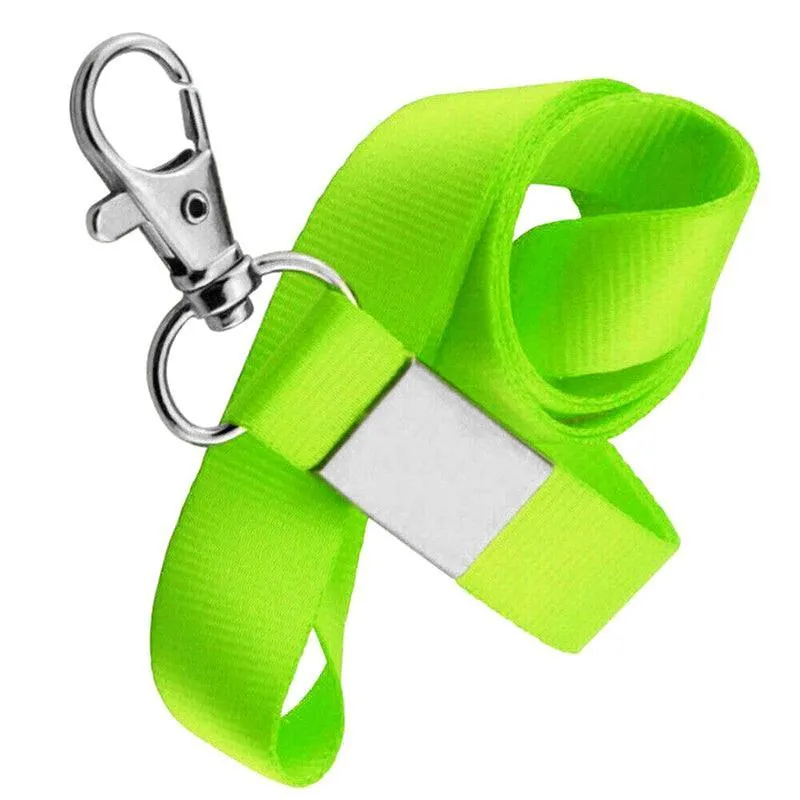 Lanyard Name Tag Id Badge Card Key Holder Clip Ring Case Pocket Neck Strap