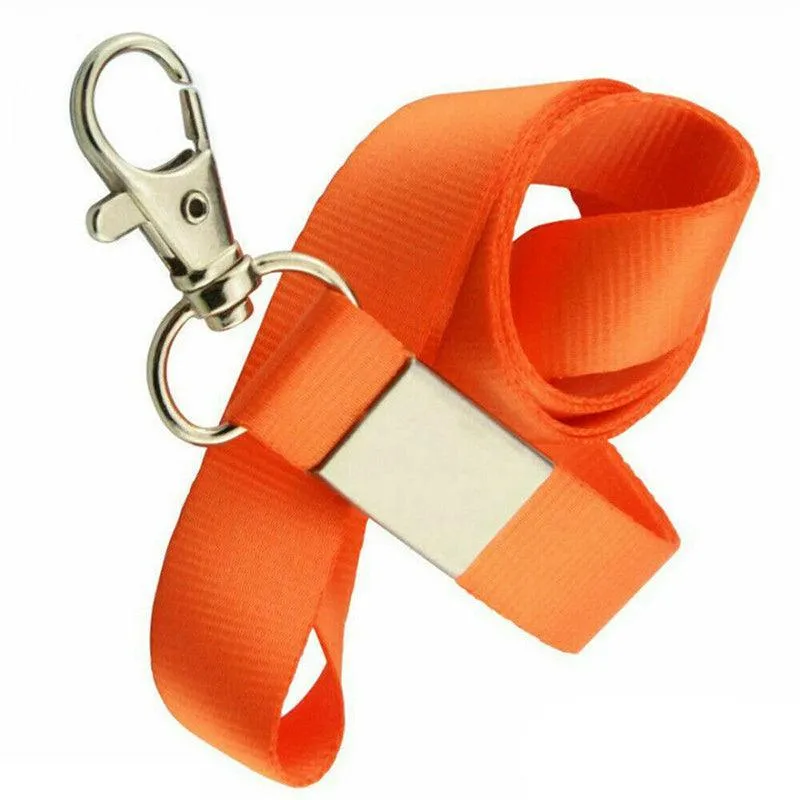 Lanyard Name Tag Id Badge Card Key Holder Clip Ring Case Pocket Neck Strap