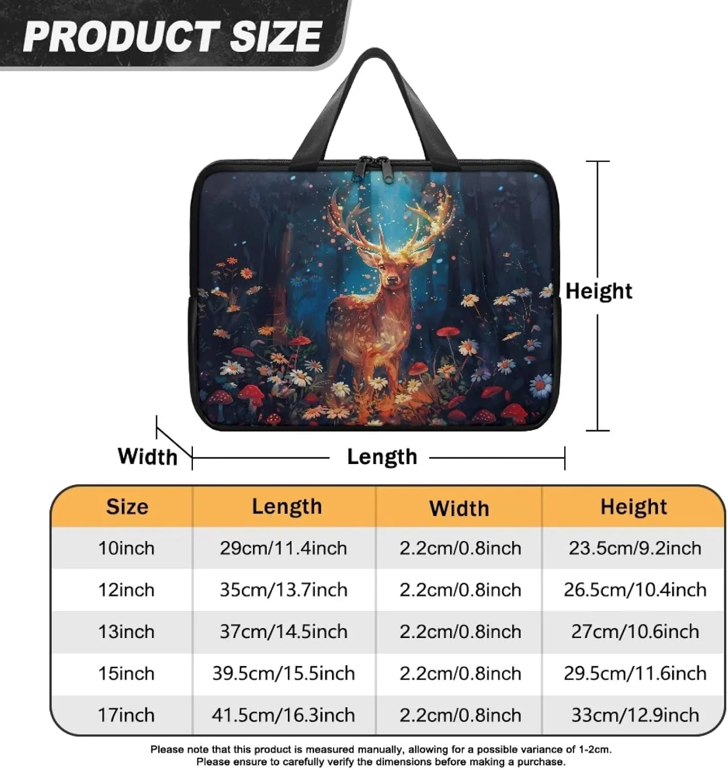 Laptop Bag Case Womens Mens Leather Briefcase with Handle Casual Computer Carrying Bag Cover 10 Inch- 17 Inch