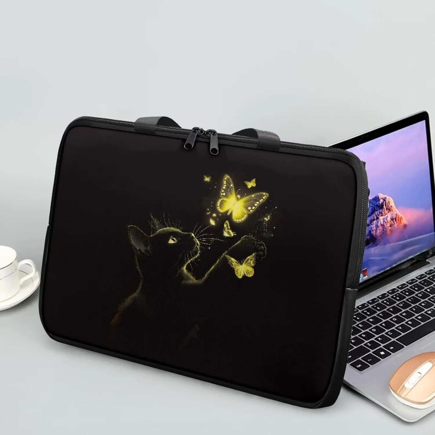 Laptop Bag for Women Men Waterproof Carrying Case Zipper Computer Handbag for Office Business 10 Inch- 17 Inch