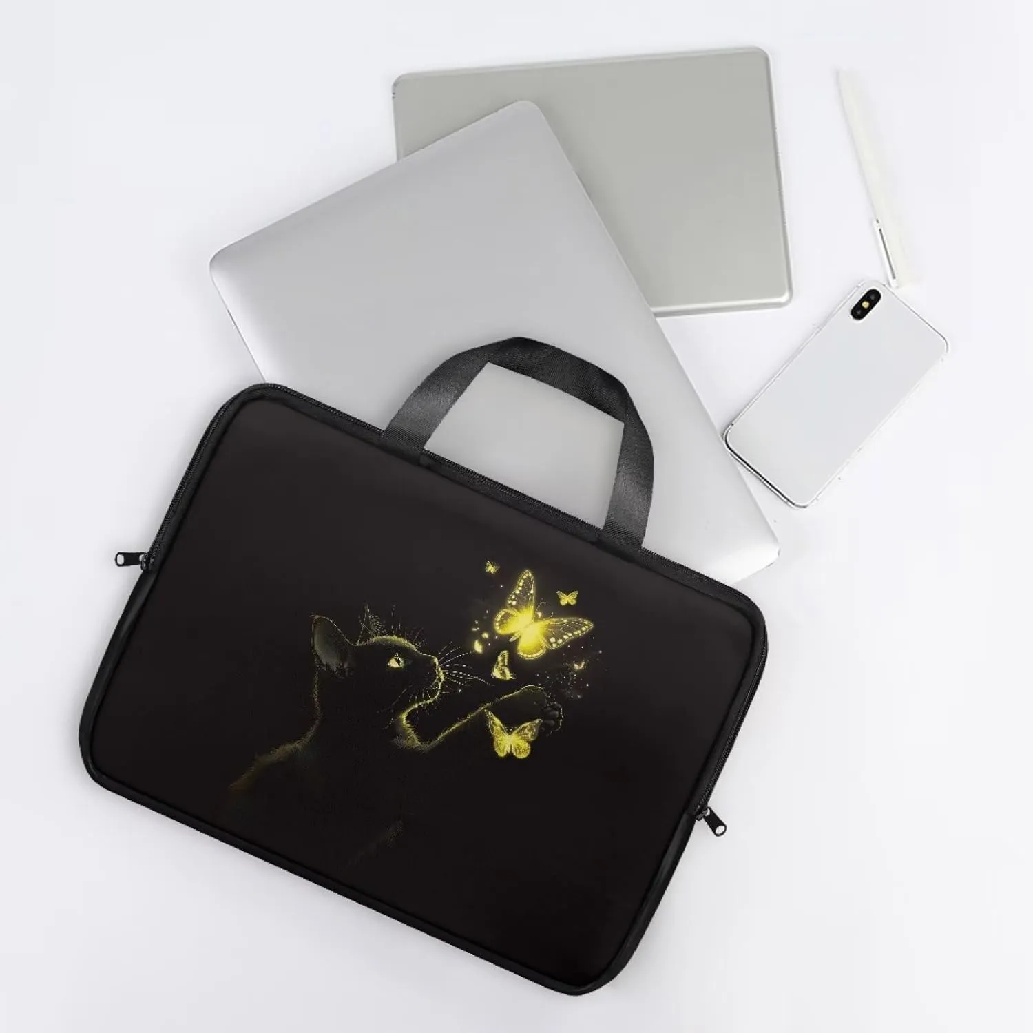 Laptop Bag for Women Men Waterproof Carrying Case Zipper Computer Handbag for Office Business 10 Inch- 17 Inch