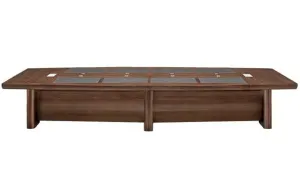 Large Executive Boardroom Table with Integrated Writing Pads - 4600mm / 4800mm / 5200mm / 5400mm / 5600mm / 5800mm / 6000mm