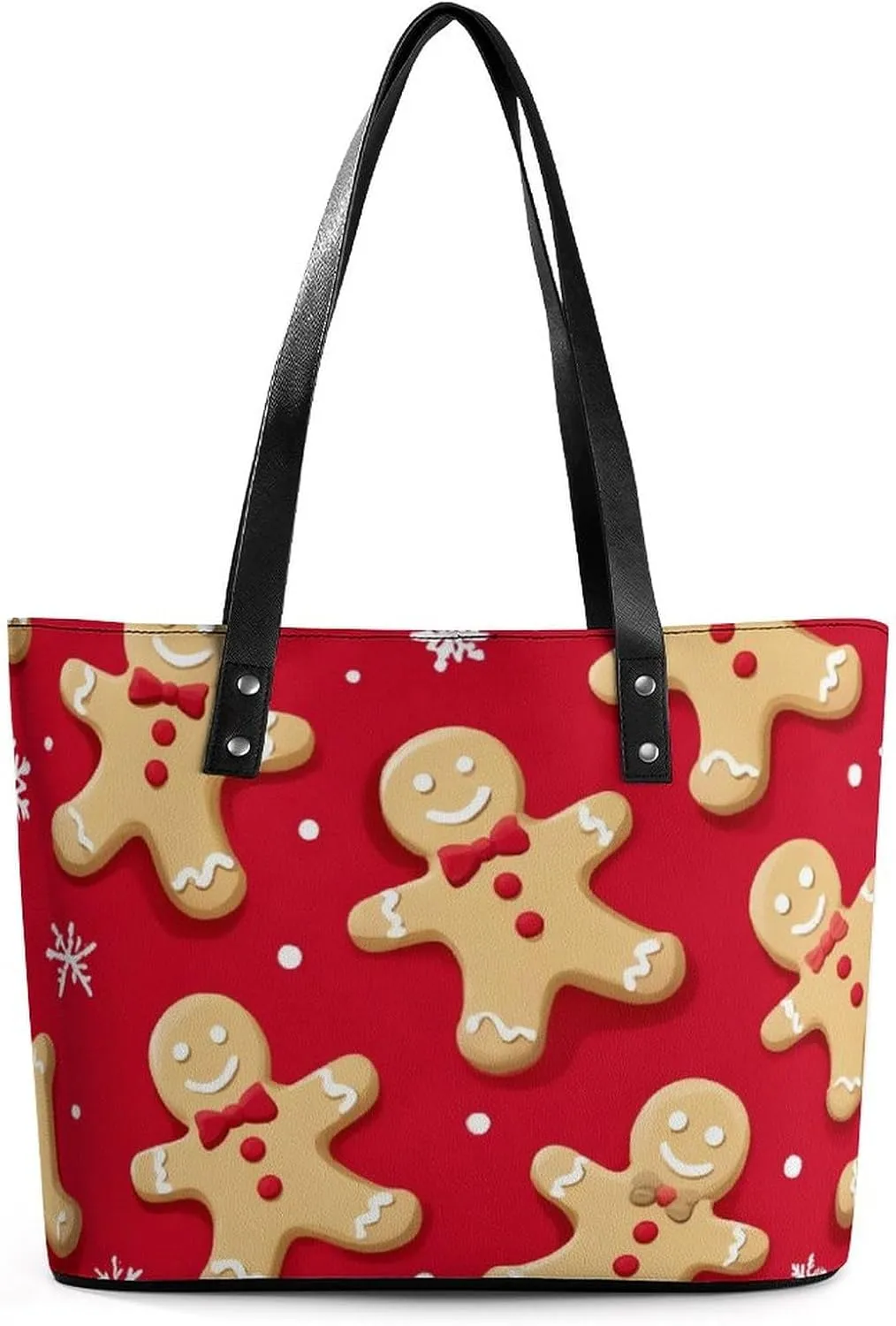 Large Leather Handbag Unisex Travel Lightweight Tote Bag For Daily Use