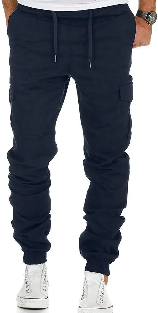 LCMTWX Cargo Pants for Men Zipper Sports Men's Trousers Pants Trousers Casual Men's Pants Athletic Loose Fit