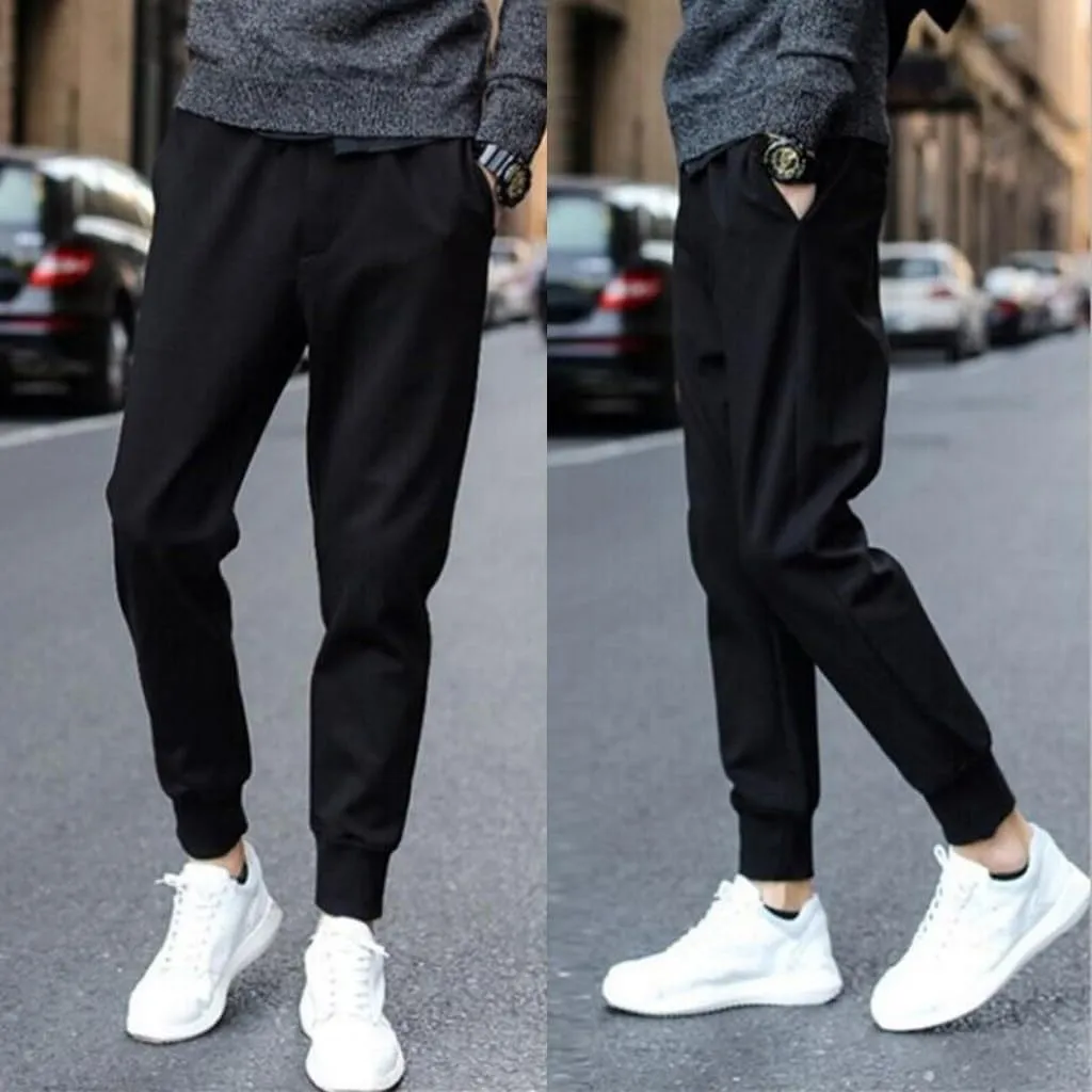 LCMTWX Mens Joggers Summer Cool Thin Loose Cool Jogging Pants with Water Absorption Quick Drying Straight Leg Joggers