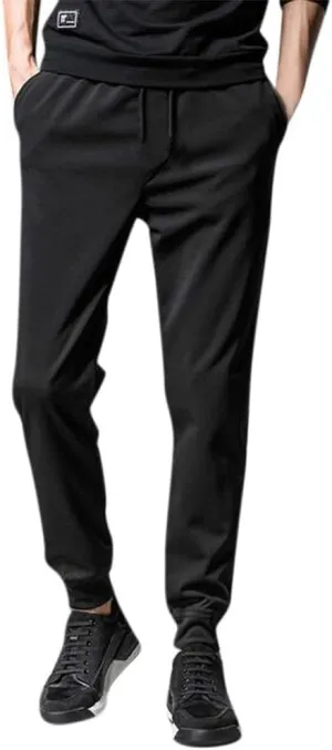 LCMTWX Mens Joggers Summer Cool Thin Loose Cool Jogging Pants with Water Absorption Quick Drying Straight Leg Joggers