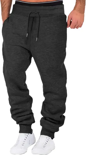 LCMTWX Mens Sweatpants Pants Casual Jogging Sports Elastic with Pockets Men's Men's Pants Athletic Loose Fit