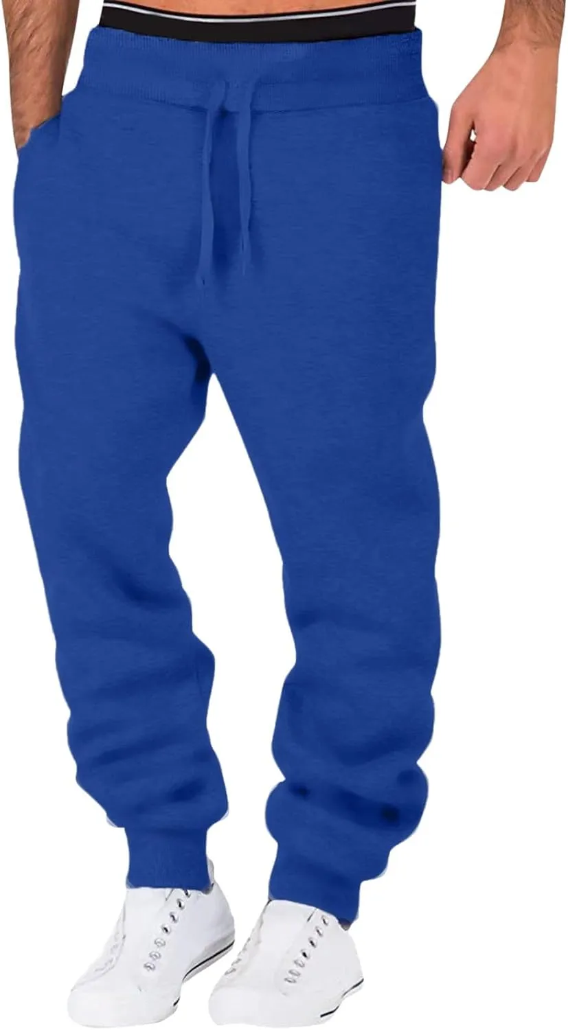 LCMTWX Sweatpants for Men Zipper Pockets Pants Men's Trousers Trousers Sports Men's Pants Active Athletic Workout Jogger