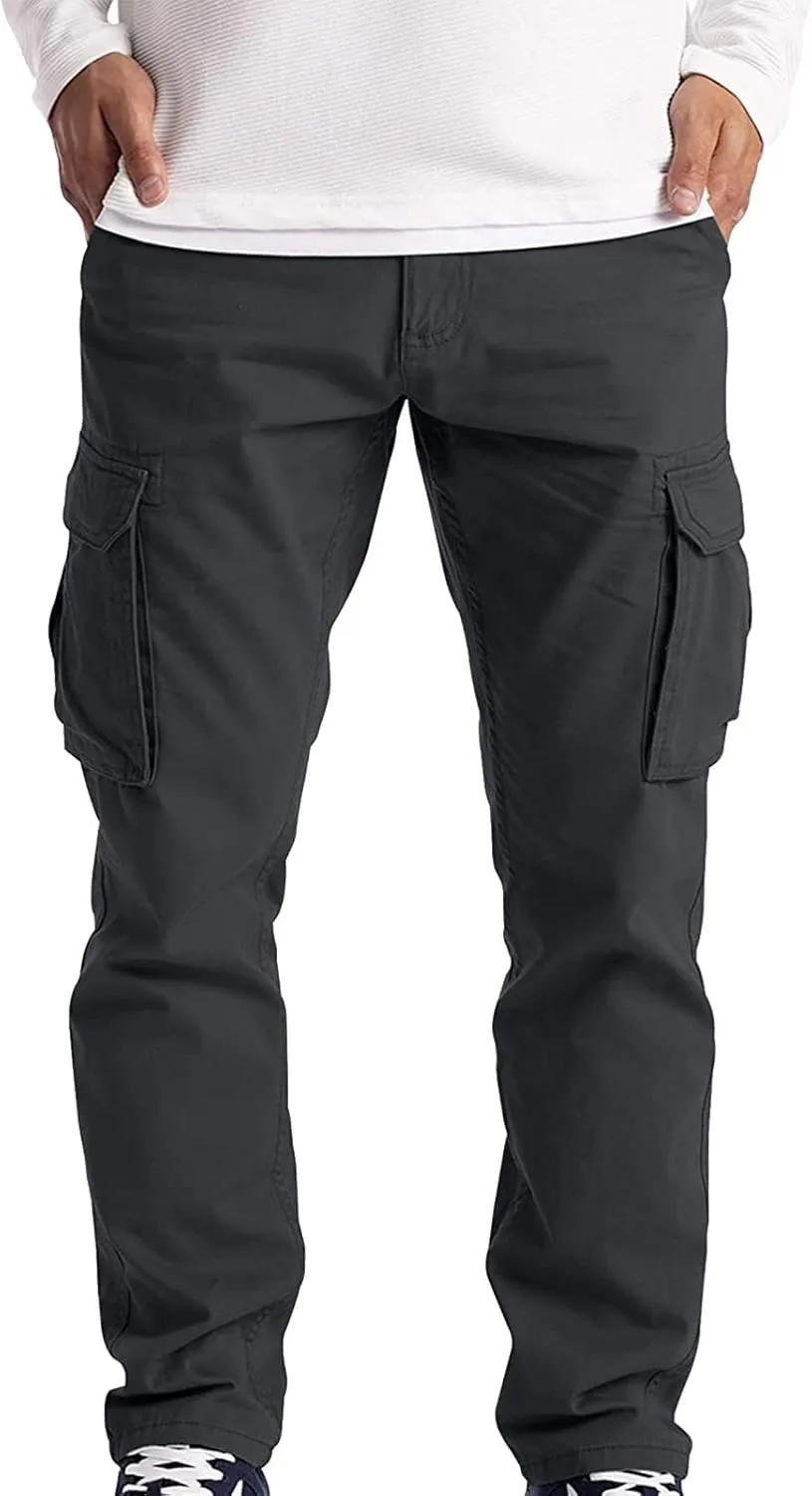 LCMTWX Sweatpants for Men Zipper Pockets Pants Men's Trousers Trousers Sports Men's Pants Active Athletic Workout Jogger