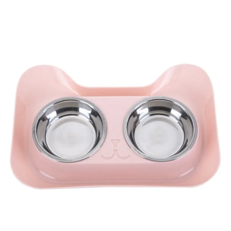 Leak Proof Double Feeding Bowl Set