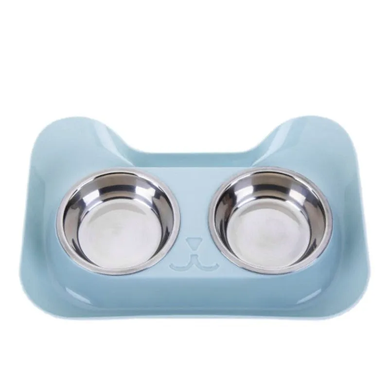 Leak Proof Double Feeding Bowl Set