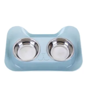 Leak Proof Double Feeding Bowl Set
