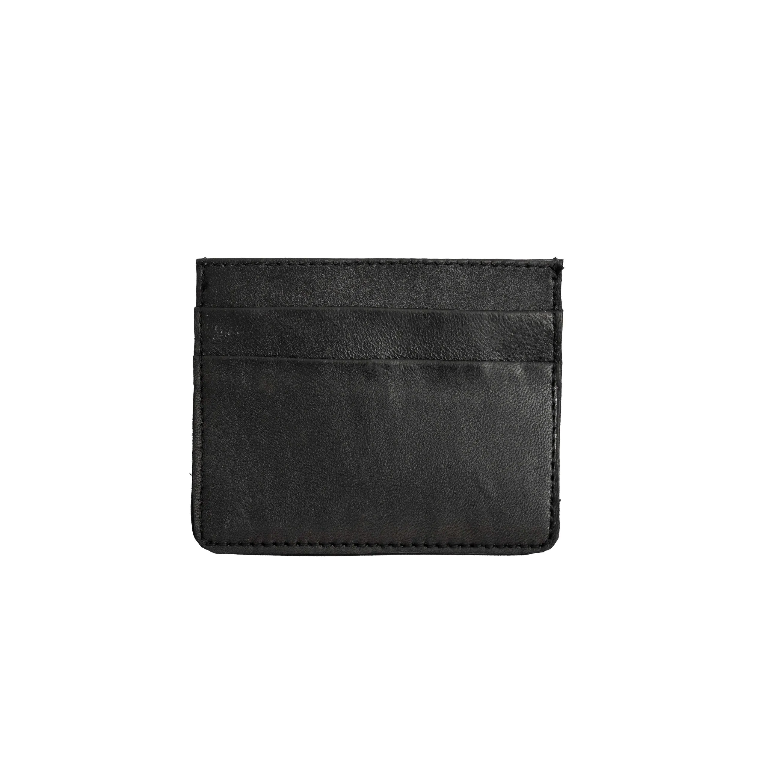 Leather Card Holder - Black