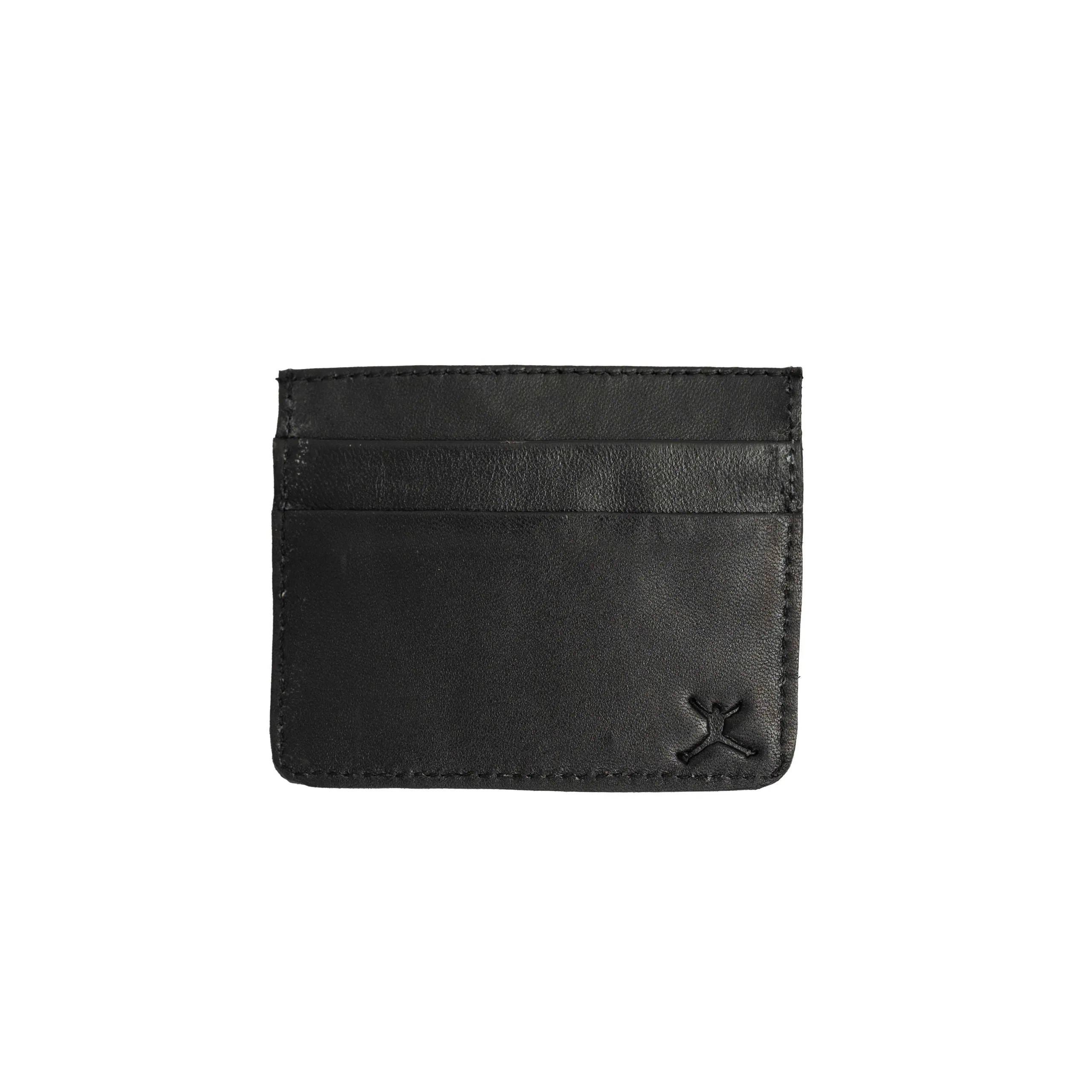 Leather Card Holder - Black