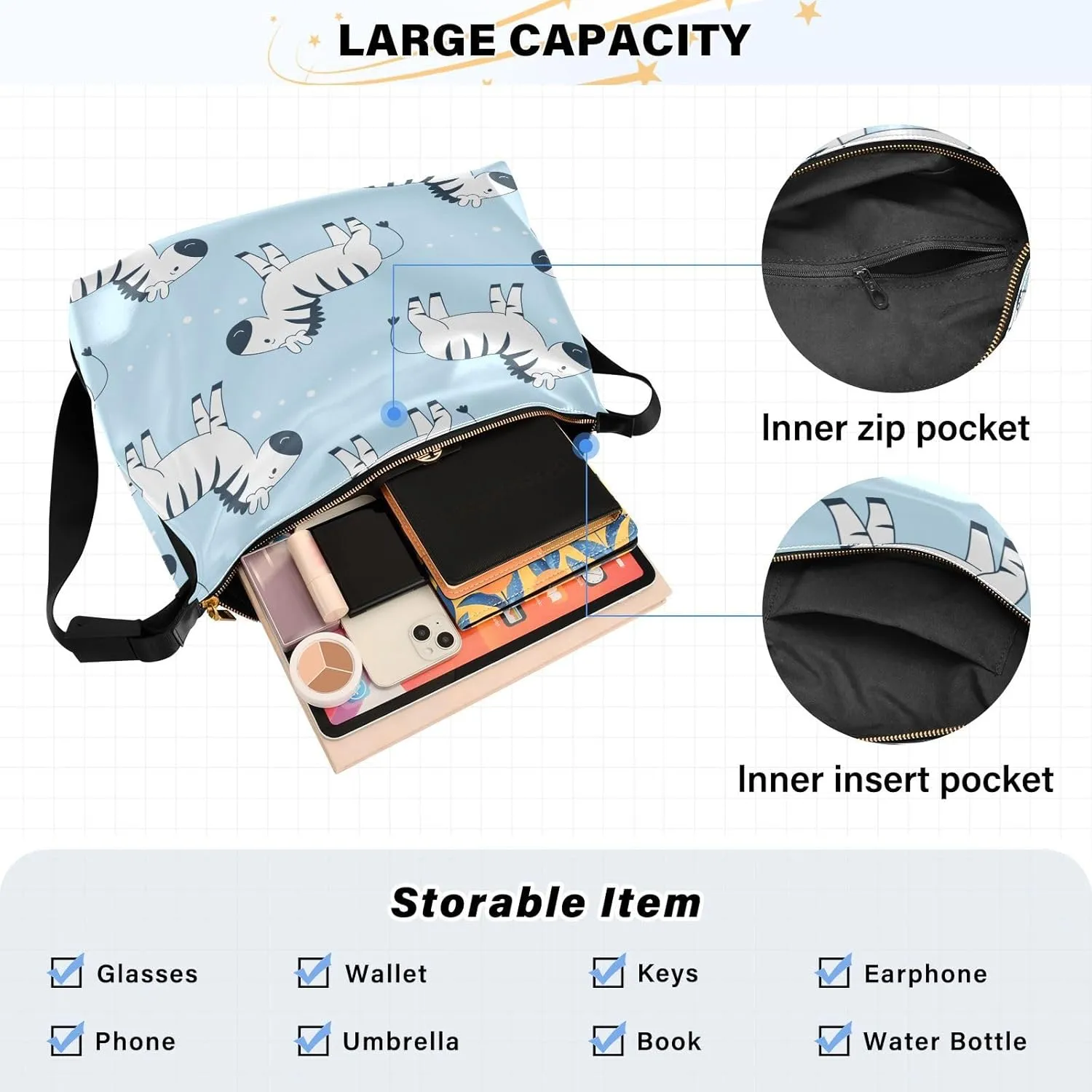 Leather Crossbody Bag for Women,Leather Crossbody Purse Leather Tote Bag Lady Shoulder Bag