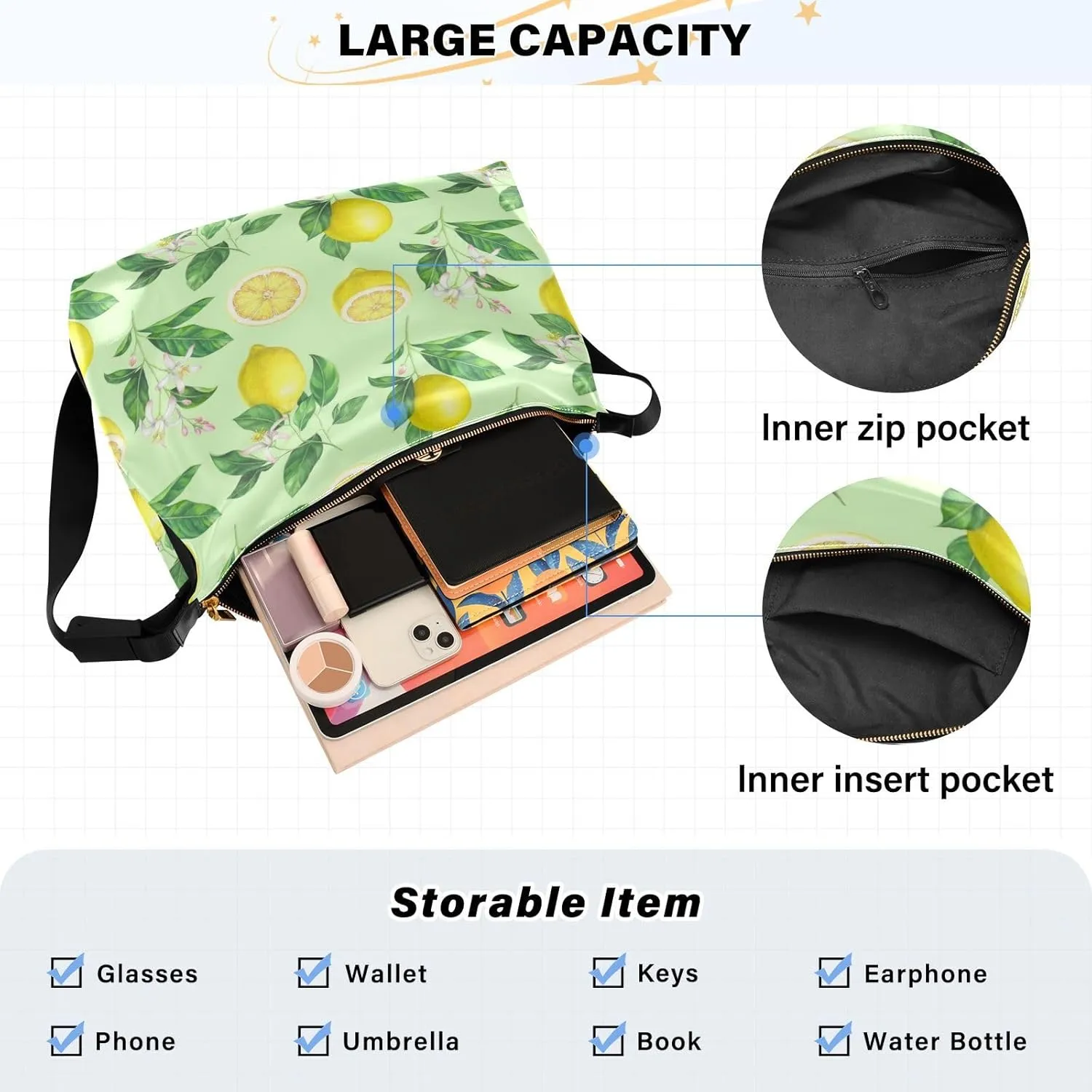 Leather Crossbody Bag for Women,Leather Crossbody Purse Leather Tote Bag Lady Shoulder Bag