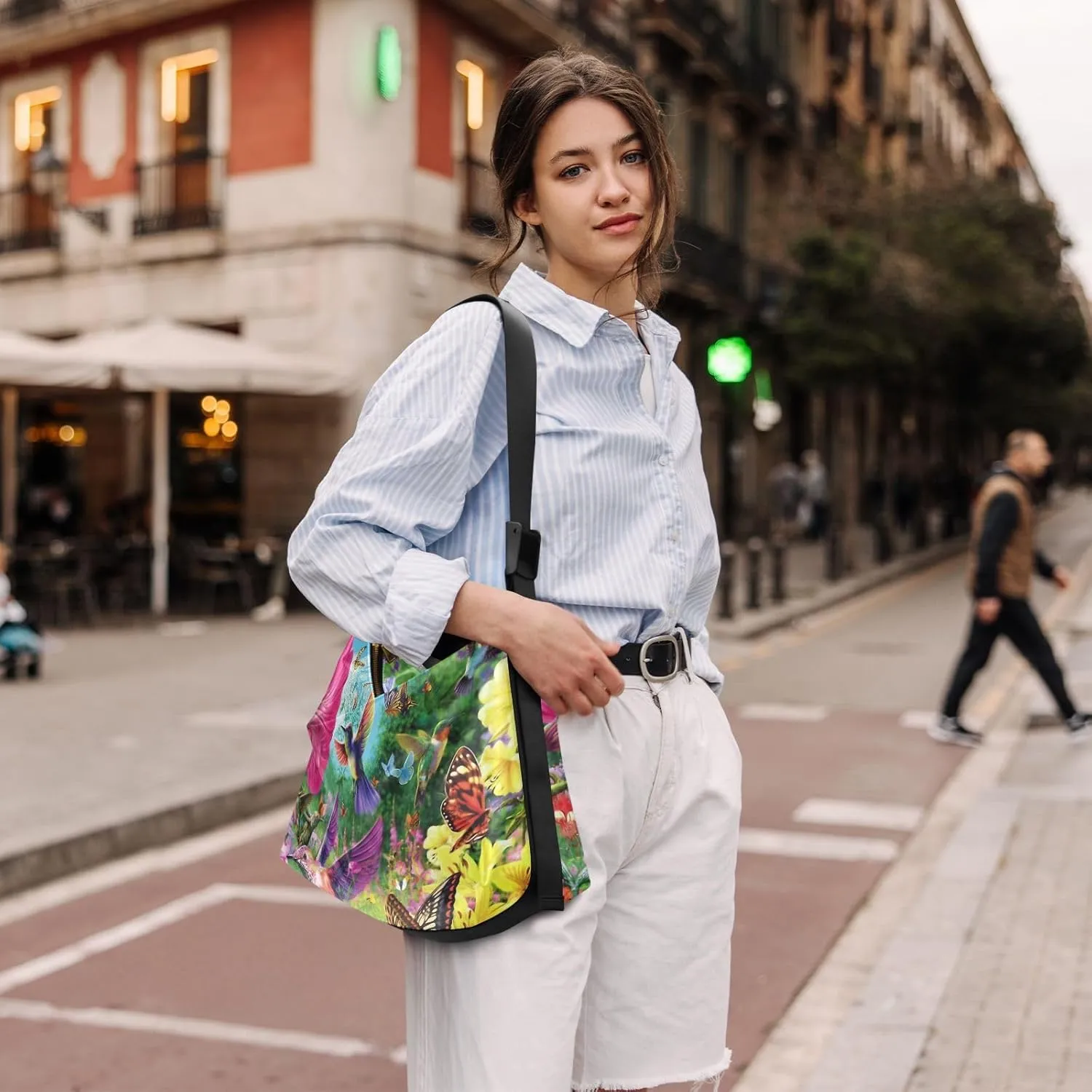 Leather Crossbody Bag for Women,Leather Crossbody Purse Leather Tote Bag Lady Shoulder Bag