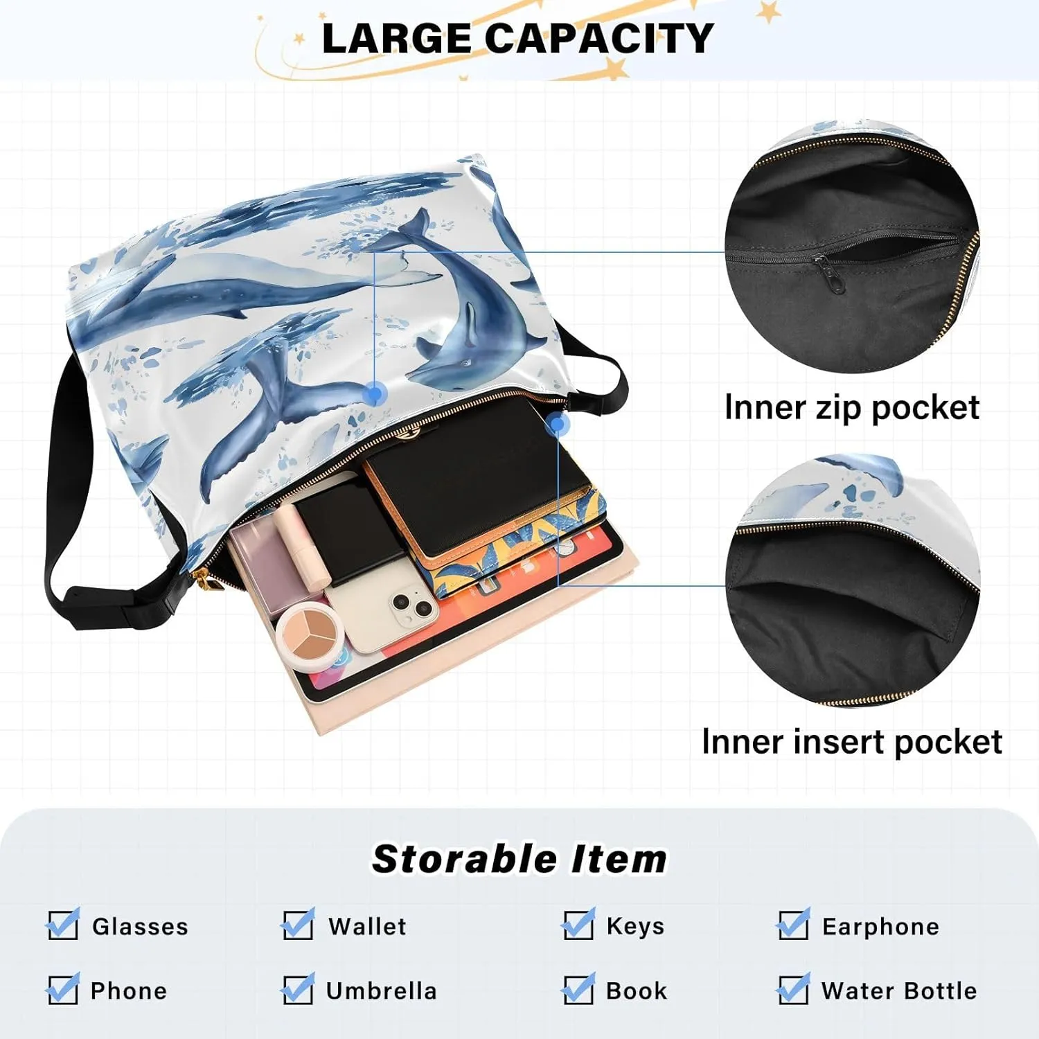 Leather Crossbody Bag for Women,Leather Crossbody Purse Leather Tote Bag Lady Shoulder Bag