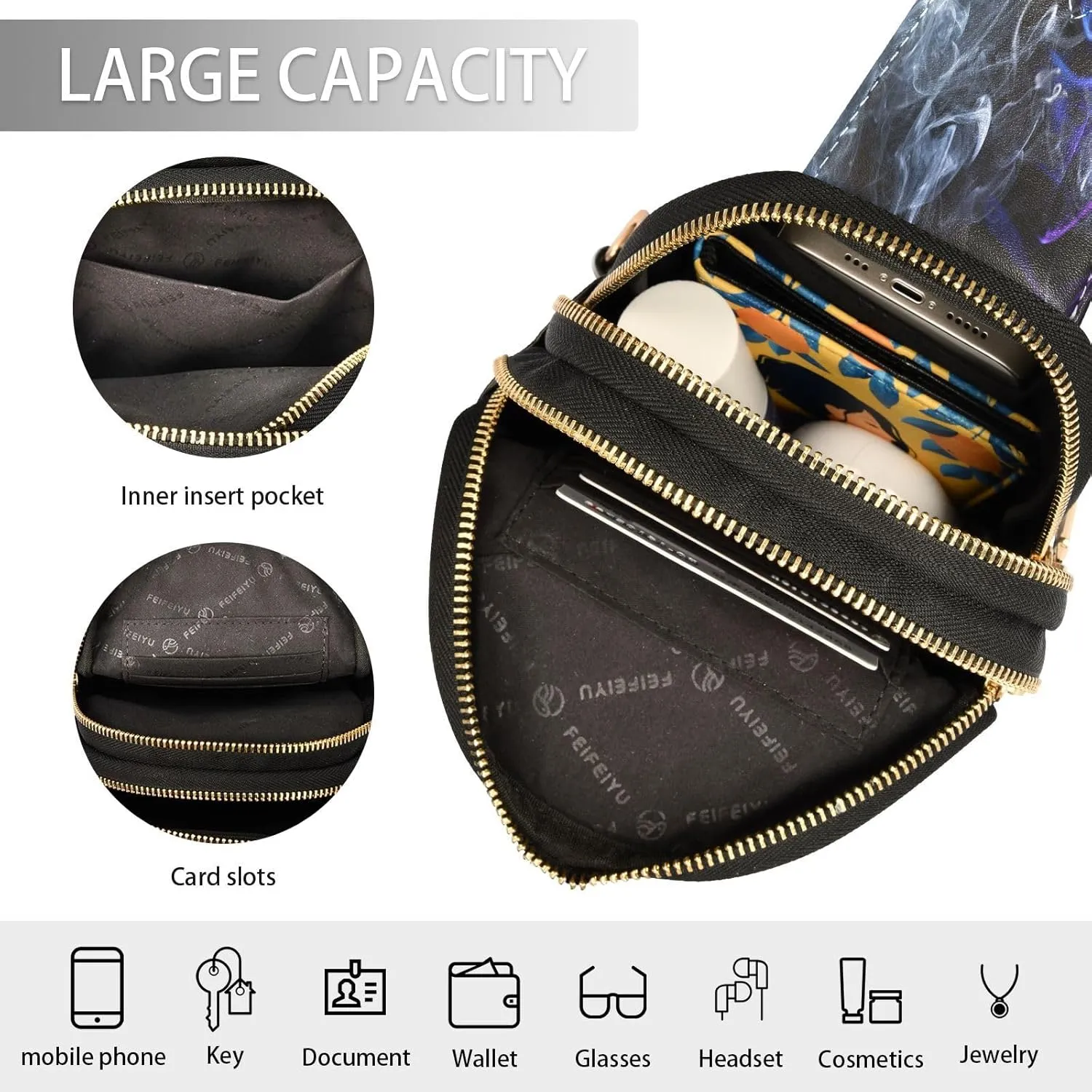 Leather Crossbody Bag for Women,Leather Crossbody Purse Leather Tote Bag Lady Shoulder Bag
