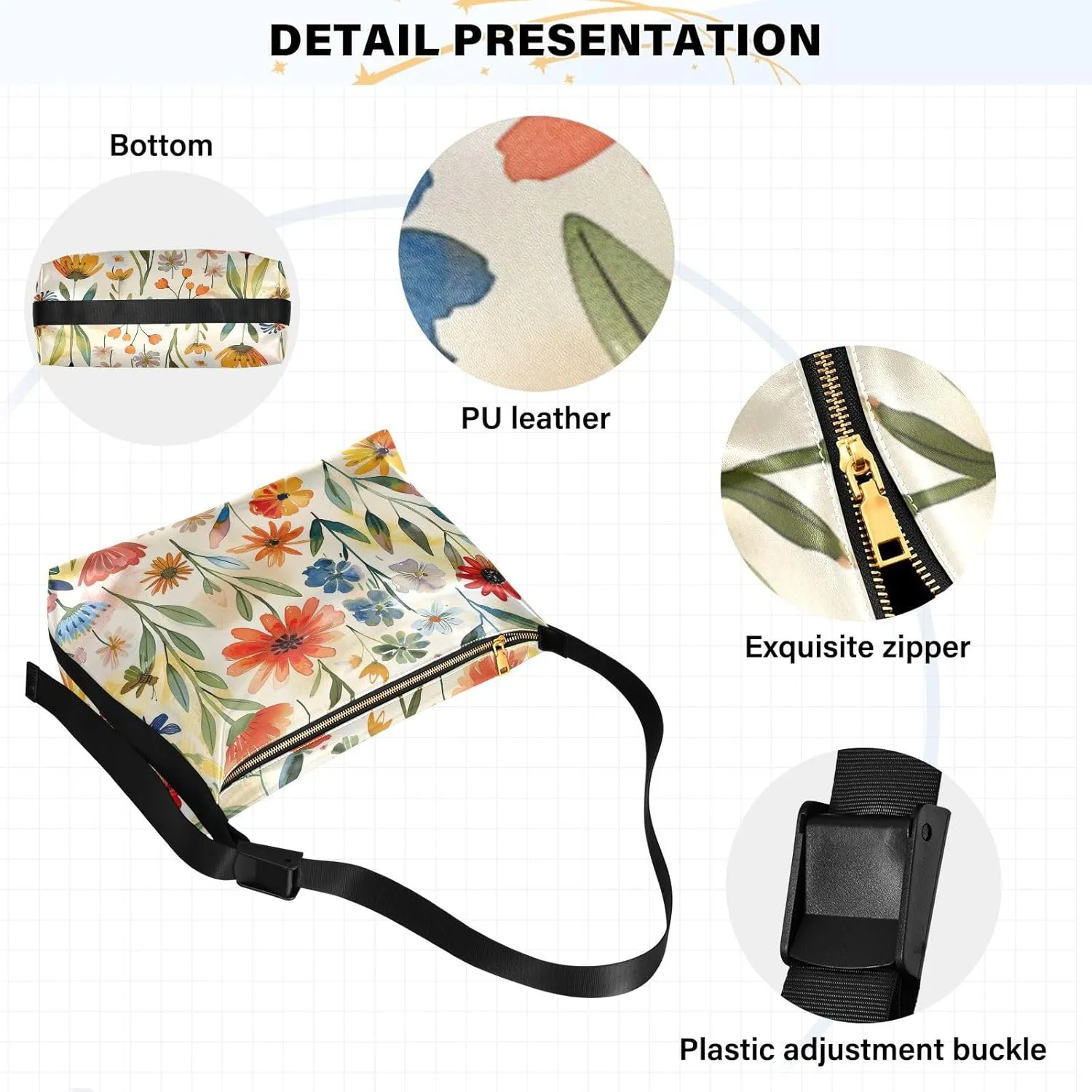 Leather Crossbody Bag for Women,Leather Crossbody Purse Leather Tote Bag Lady Shoulder Bag