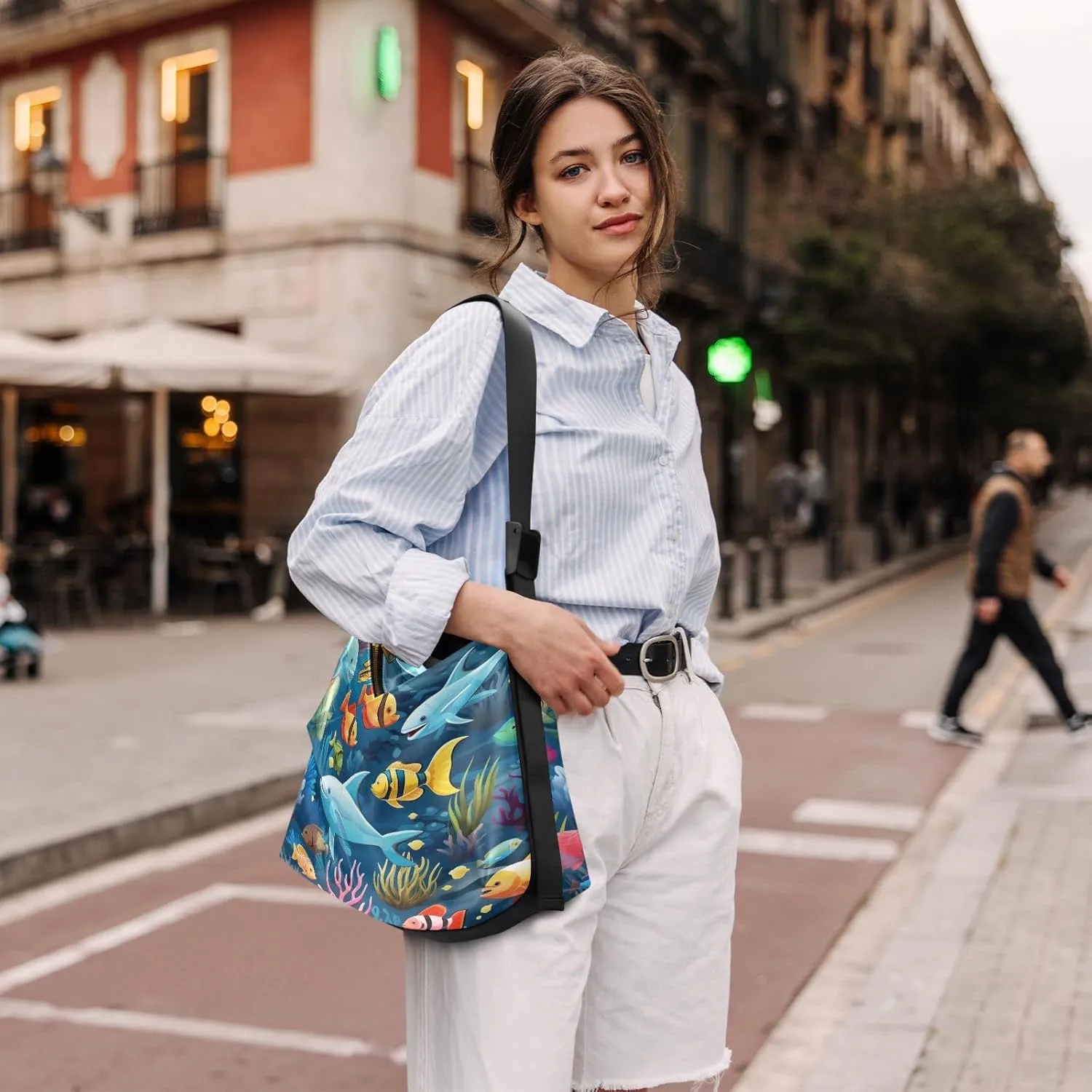 Leather Crossbody Bag for Women,Leather Crossbody Purse Leather Tote Bag Lady Shoulder Bag