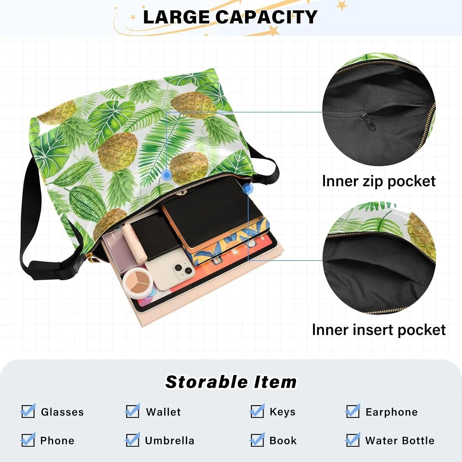 Leather Crossbody Bag for Women,Leather Crossbody Purse Leather Tote Bag Lady Shoulder Bag