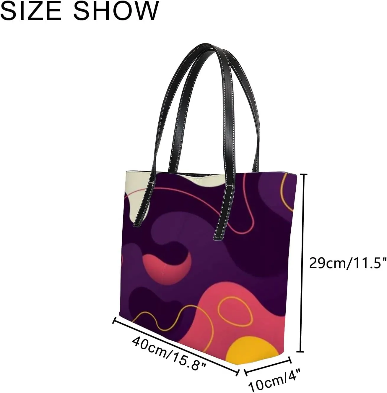 Leather Handbags Women's Crossbody Handbags Work Tote Bags for Women Coach Handbags Tote Bag with Zipper.