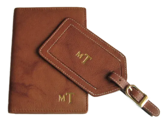Leather Passport /Vaccination Card Wallet