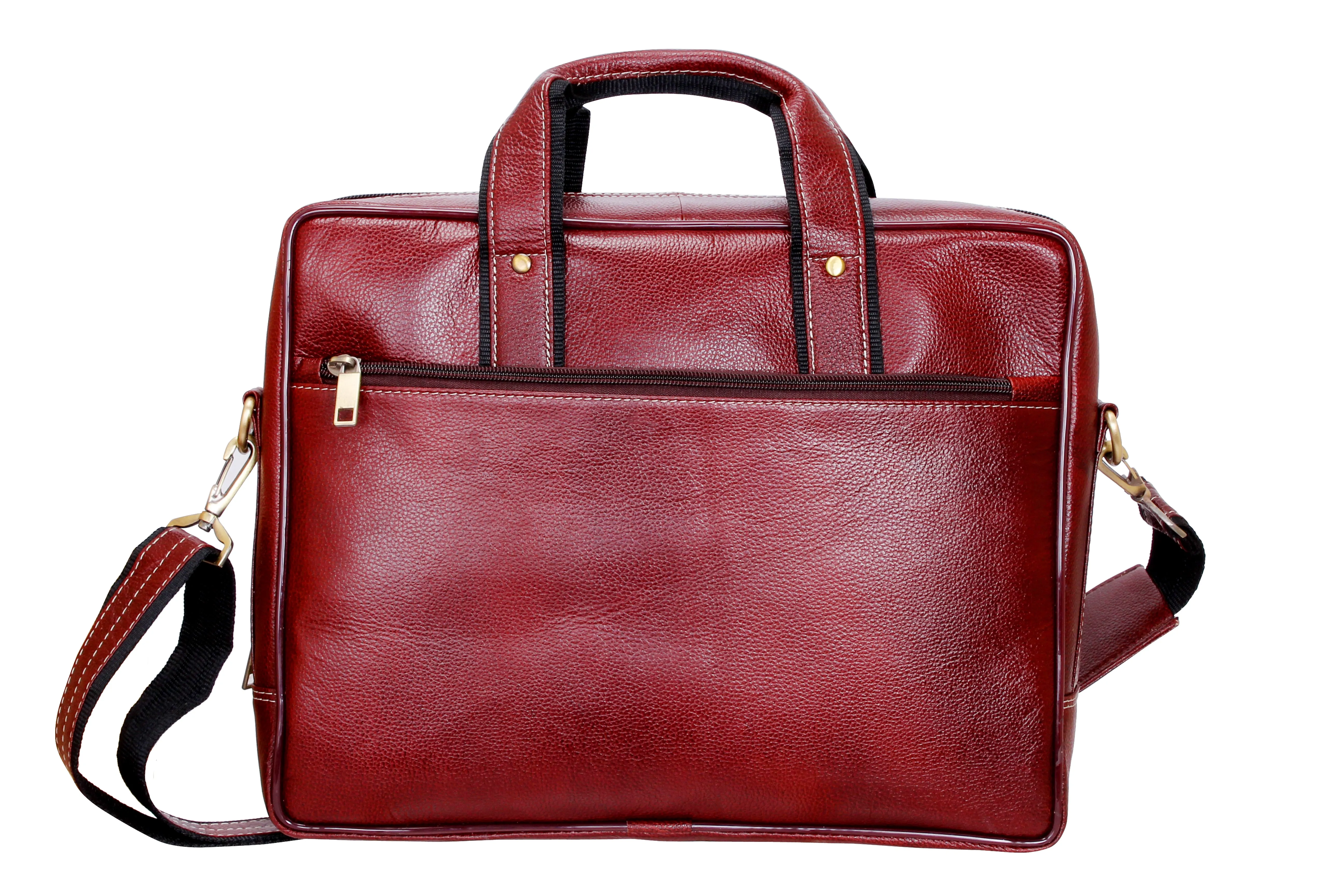 Leather Portfolio Bag (Brown) 63021