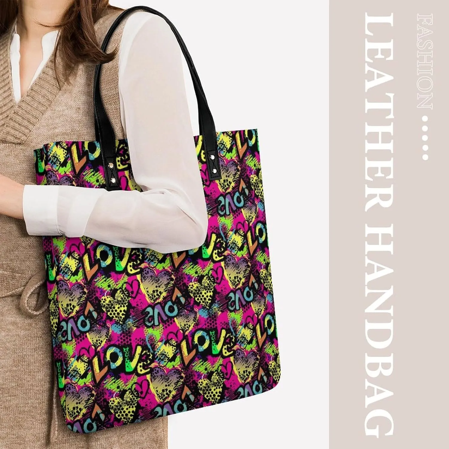 Leather Purse For Women Ladies Tote Shoulder Handbag
