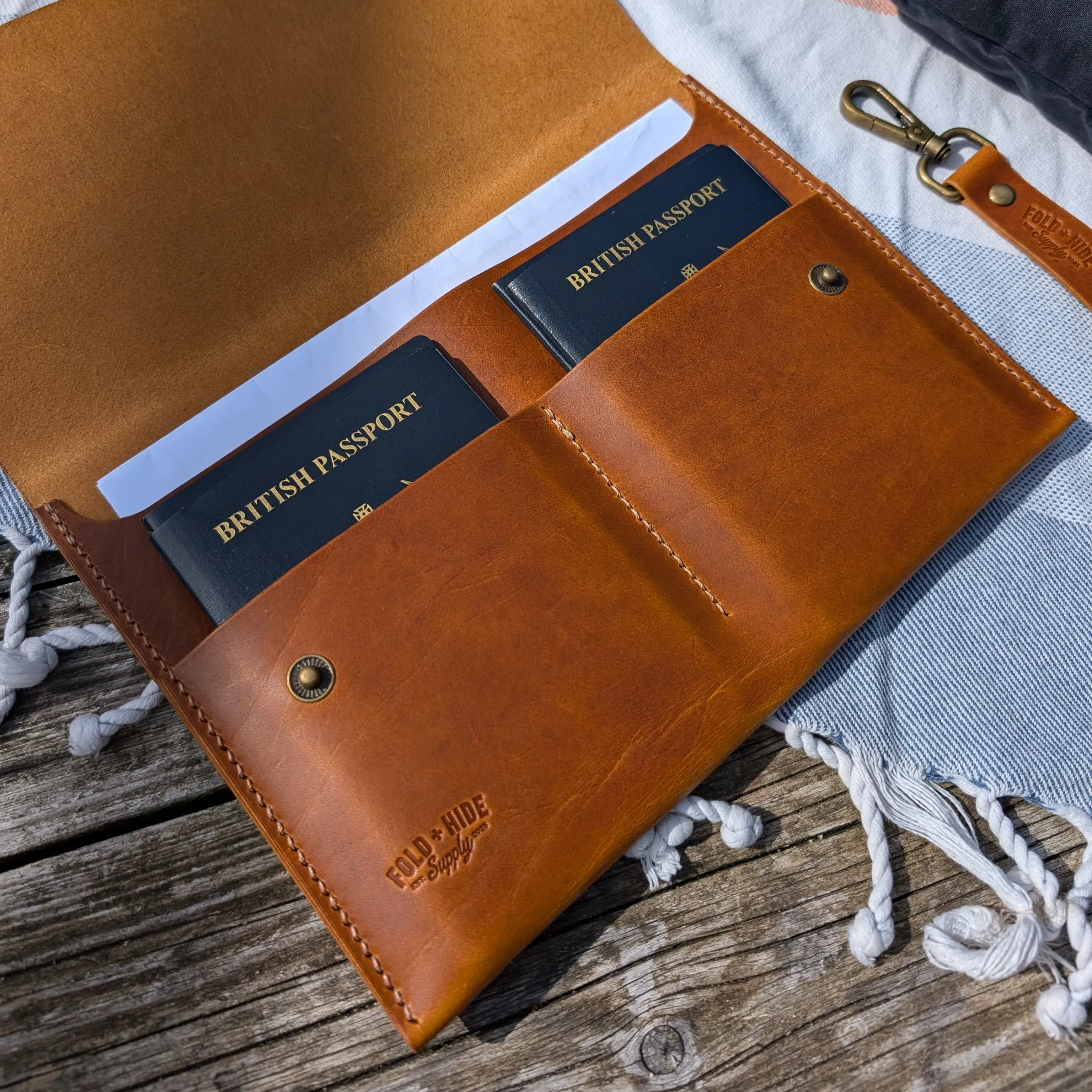 Leather Travel Wallet
