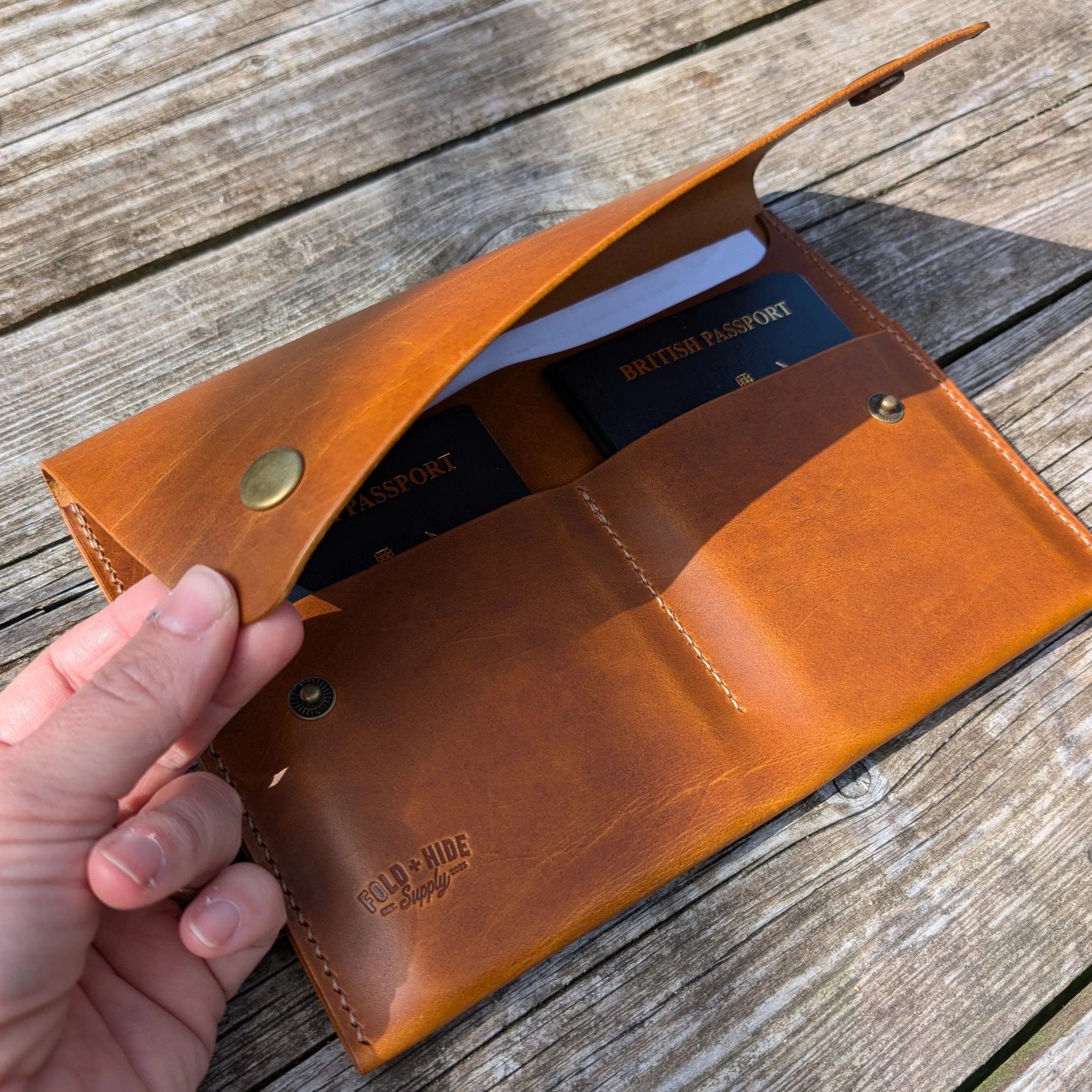 Leather Travel Wallet