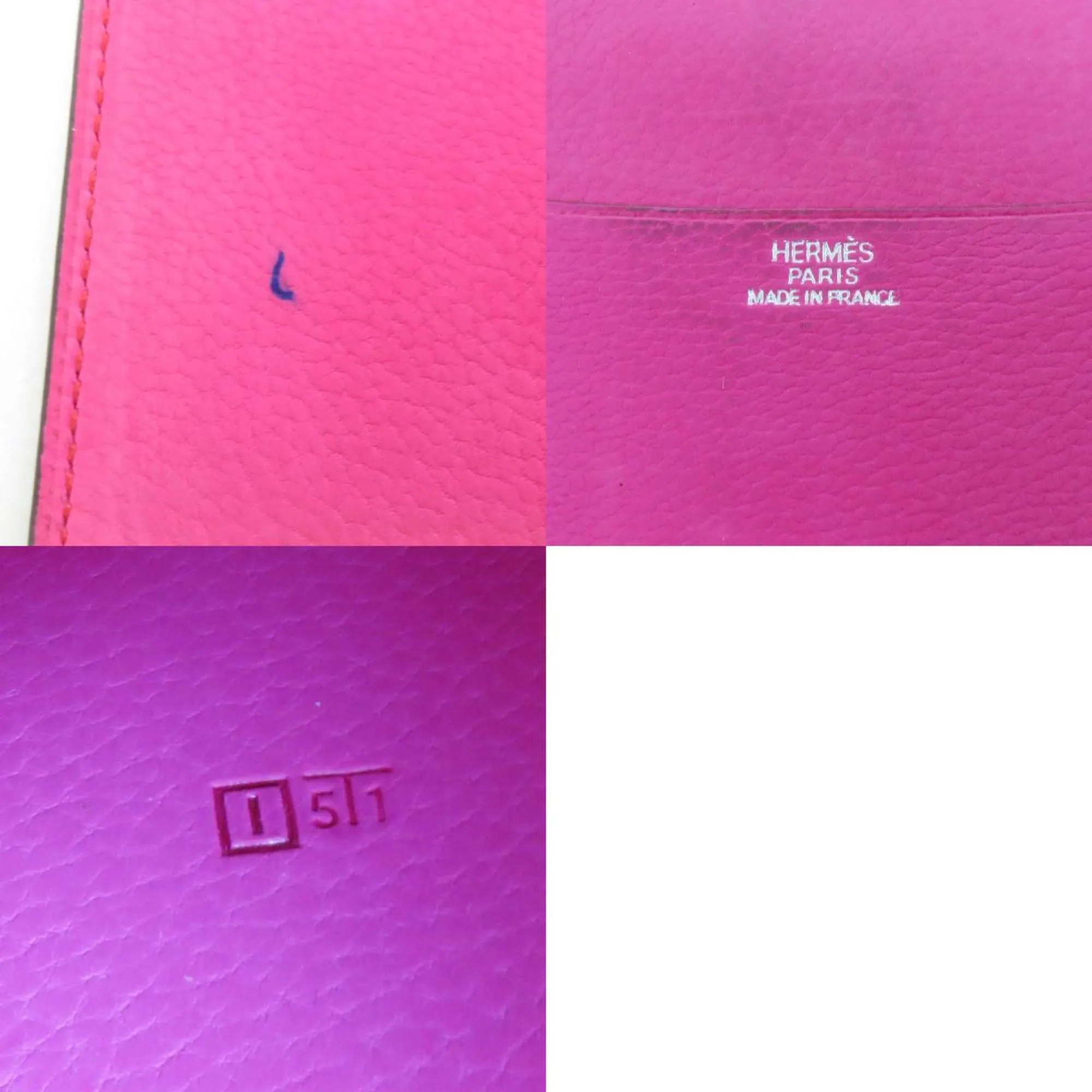 Leather Wallet Pink
