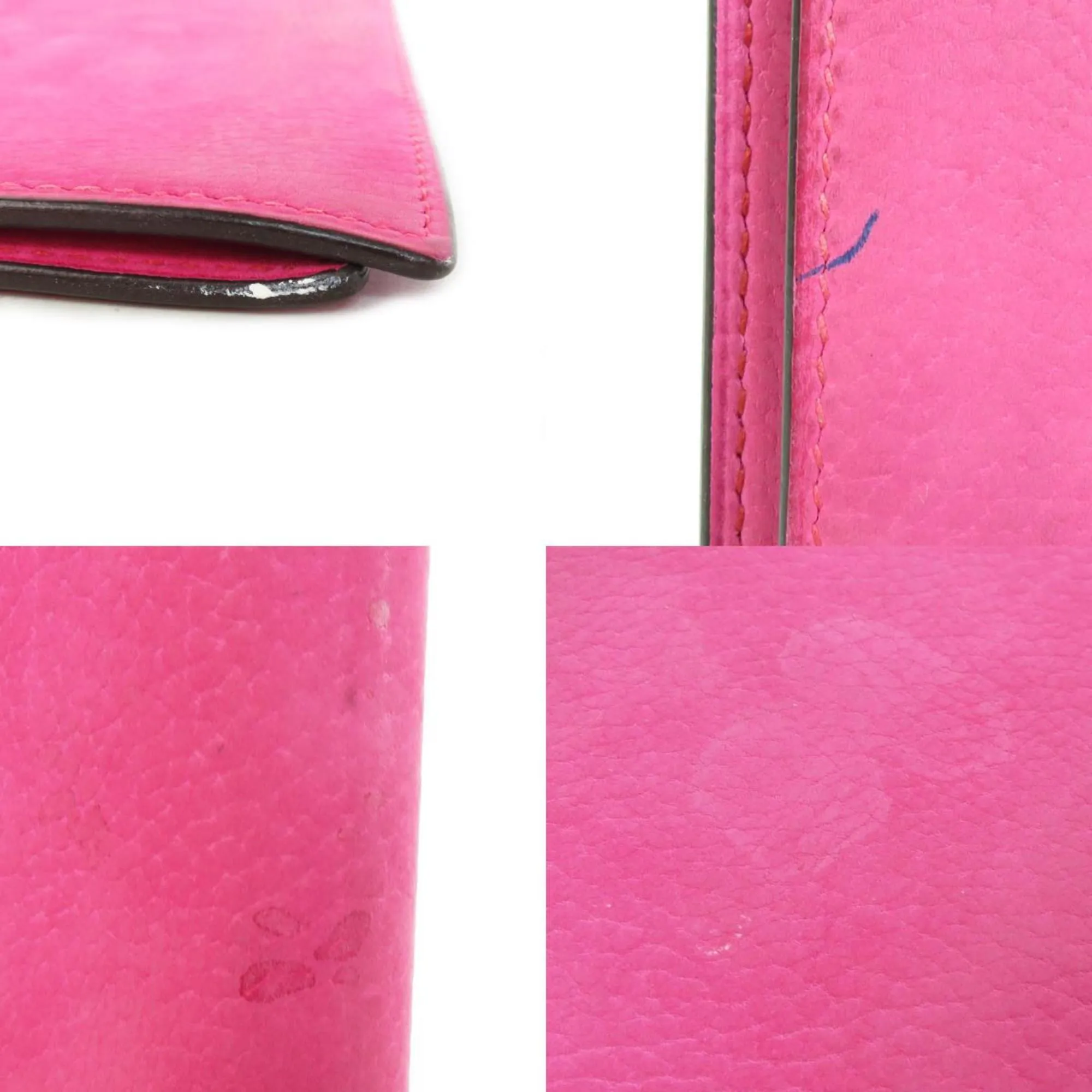 Leather Wallet Pink