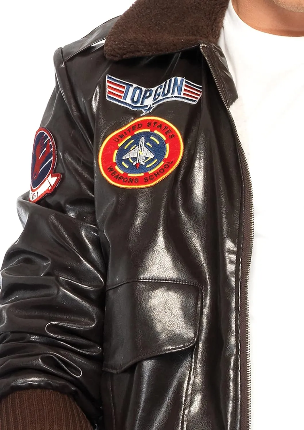 Leg Avenue Men's Licensed Top Gun Bomber Jacket