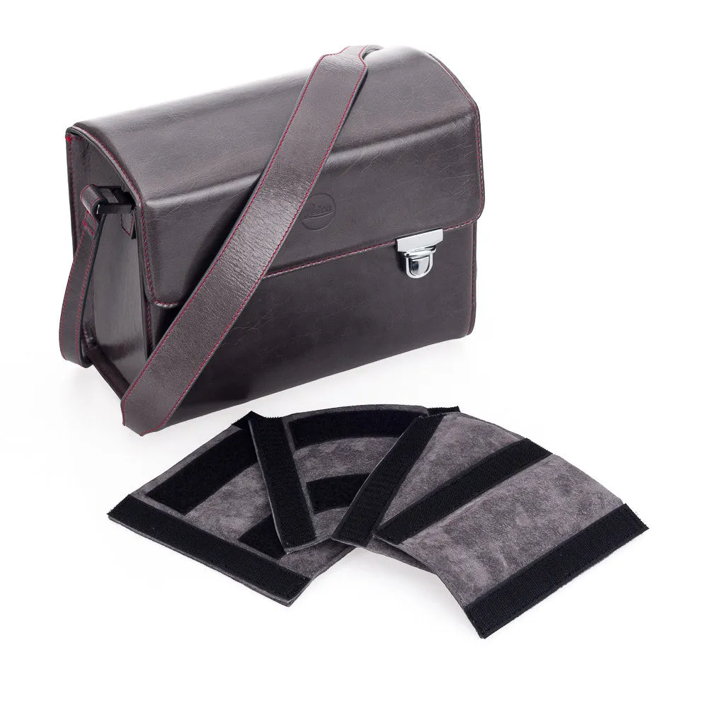 Leica System case, Small, Leather Stone Grey
