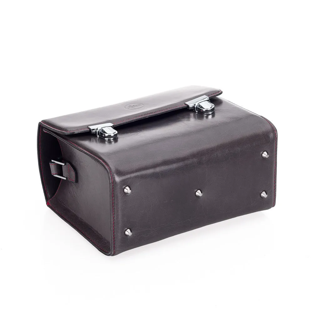 Leica System case, Small, Leather Stone Grey