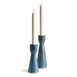 Lesley Taper Holders, Set Of 2