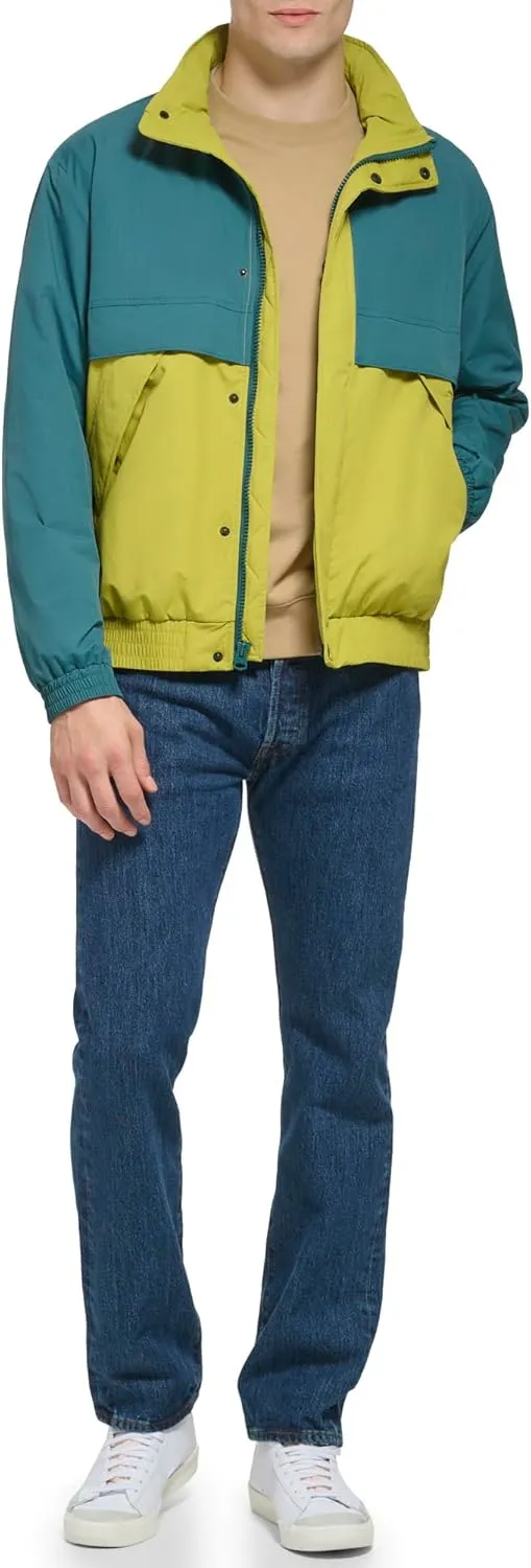 Levi's Men's Zip Front Nylon Retro Windbreaker