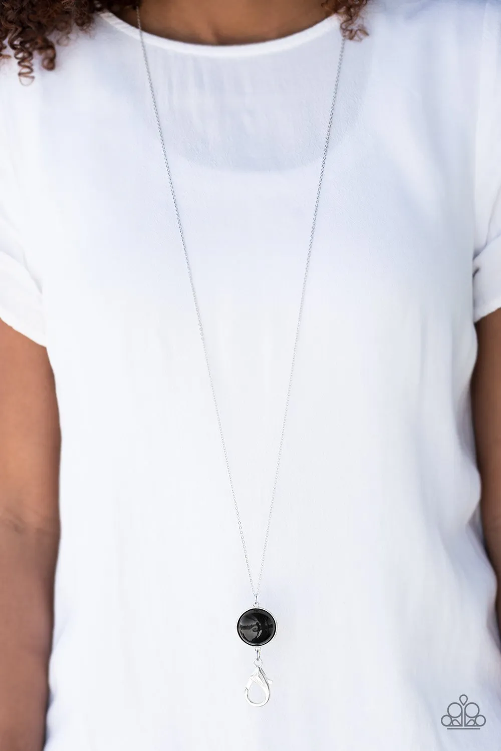 Living The Gleam - BLACK  Lanyard