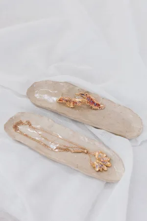 Long Ceramic Jewelry Dish