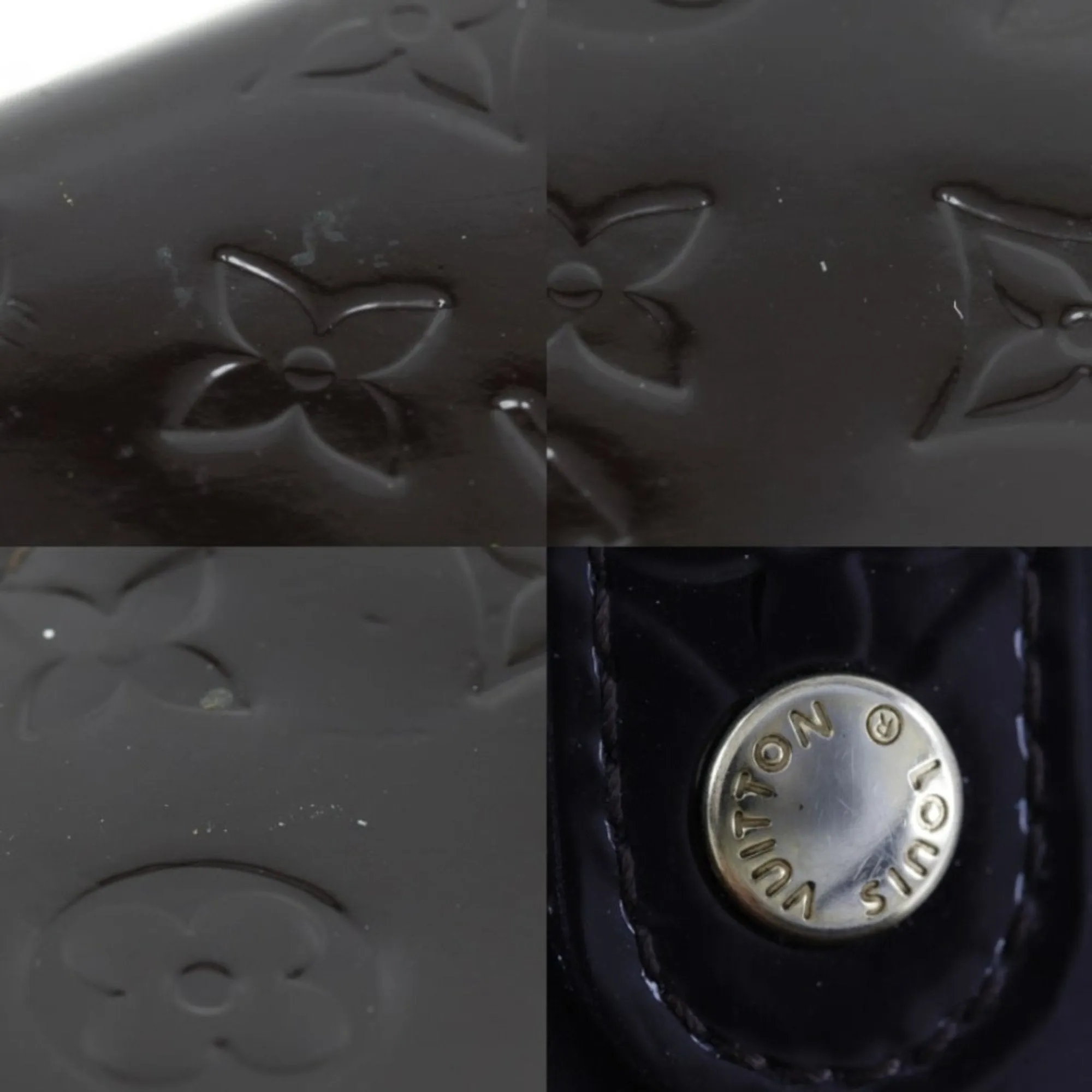 Louis Vuitton Agenda Mm  Patent Leather Wallet  ()